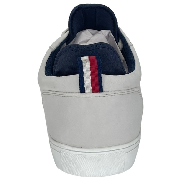 Tommy Hilfiger McNeil Cream Faux Leather Mens Sneakers 12M - Picture 6 of 16